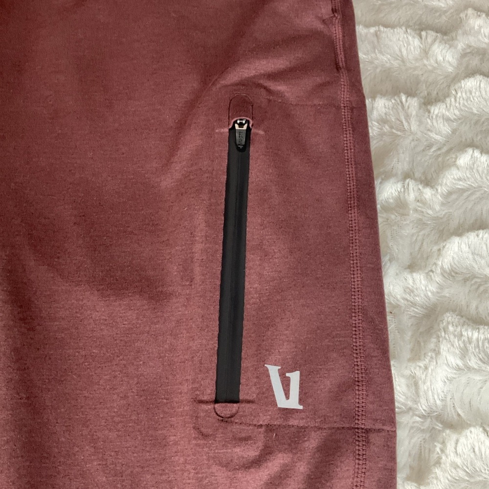Vuori Men's Large Brown Tampered Leg Drawstring Joggers Athletic Comfortable Gym - Picture 3 of 11